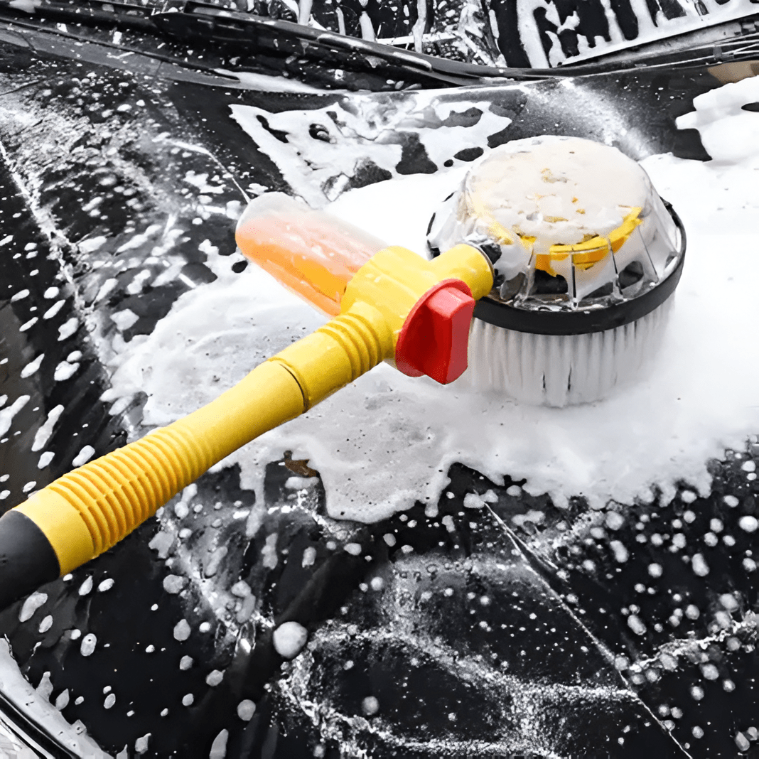 360° roterande bilrengöringsborsteset – Komplett biltvättskit för enkel rengöring