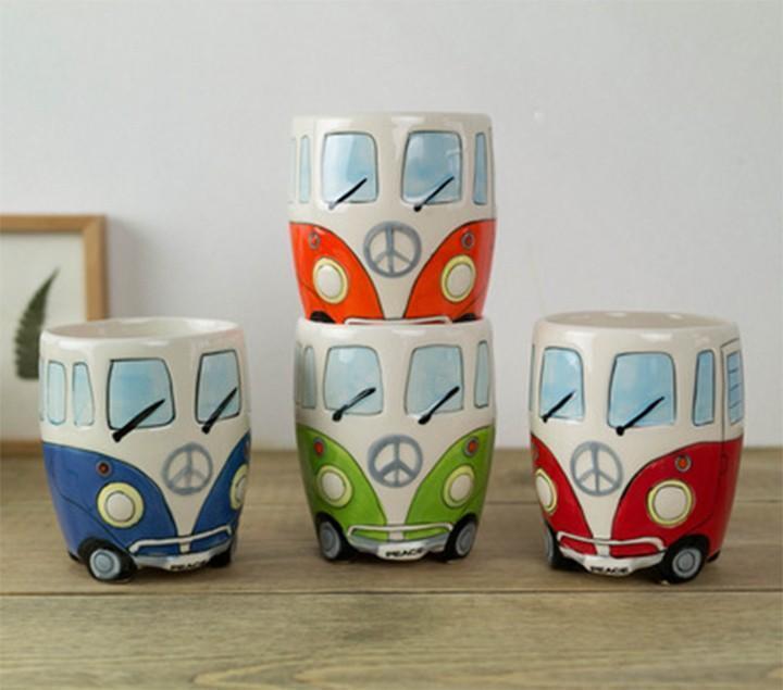 Hippiebuss kaffemugg