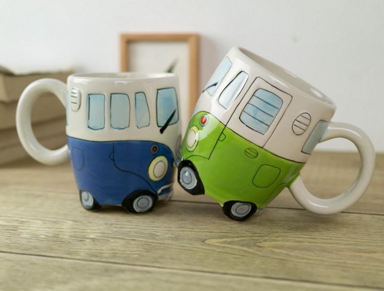 Hippiebuss kaffemugg