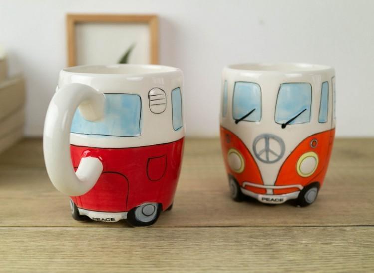 Hippiebuss kaffemugg