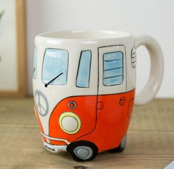 Hippiebuss kaffemugg
