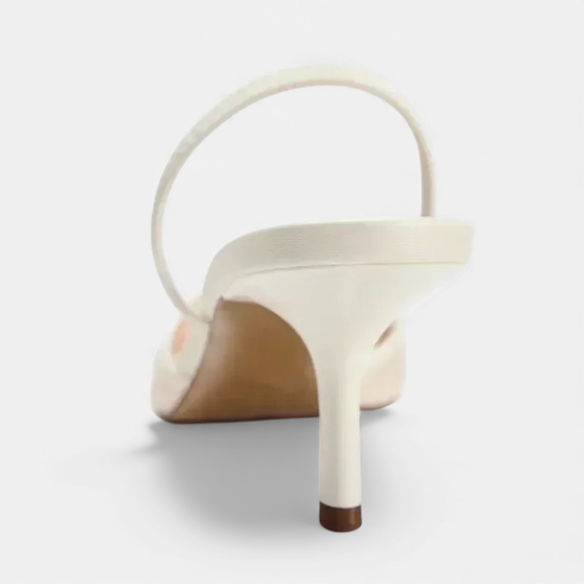 Eleganta slip-on-klackar med spetsiga tår för kvinnor - Sofistikerade pumps utan rygg för kontor, fester och aftonkläder