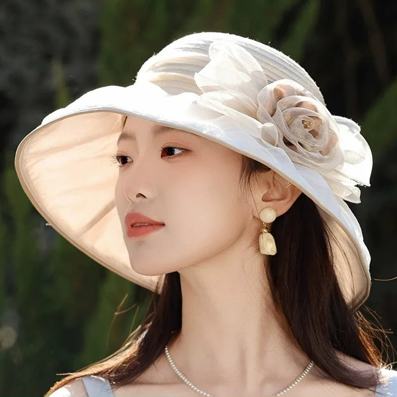 Damsolhatt Bloom – Vintageinspirerad blommig accent