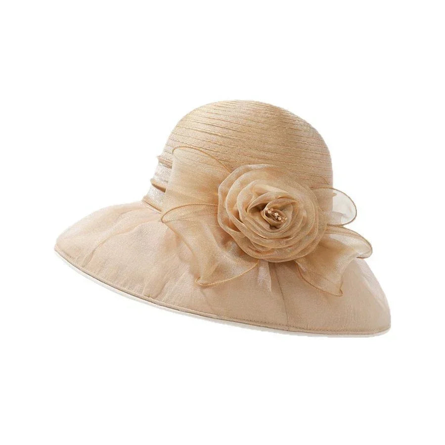 Damsolhatt Bloom – Vintageinspirerad blommig accent
