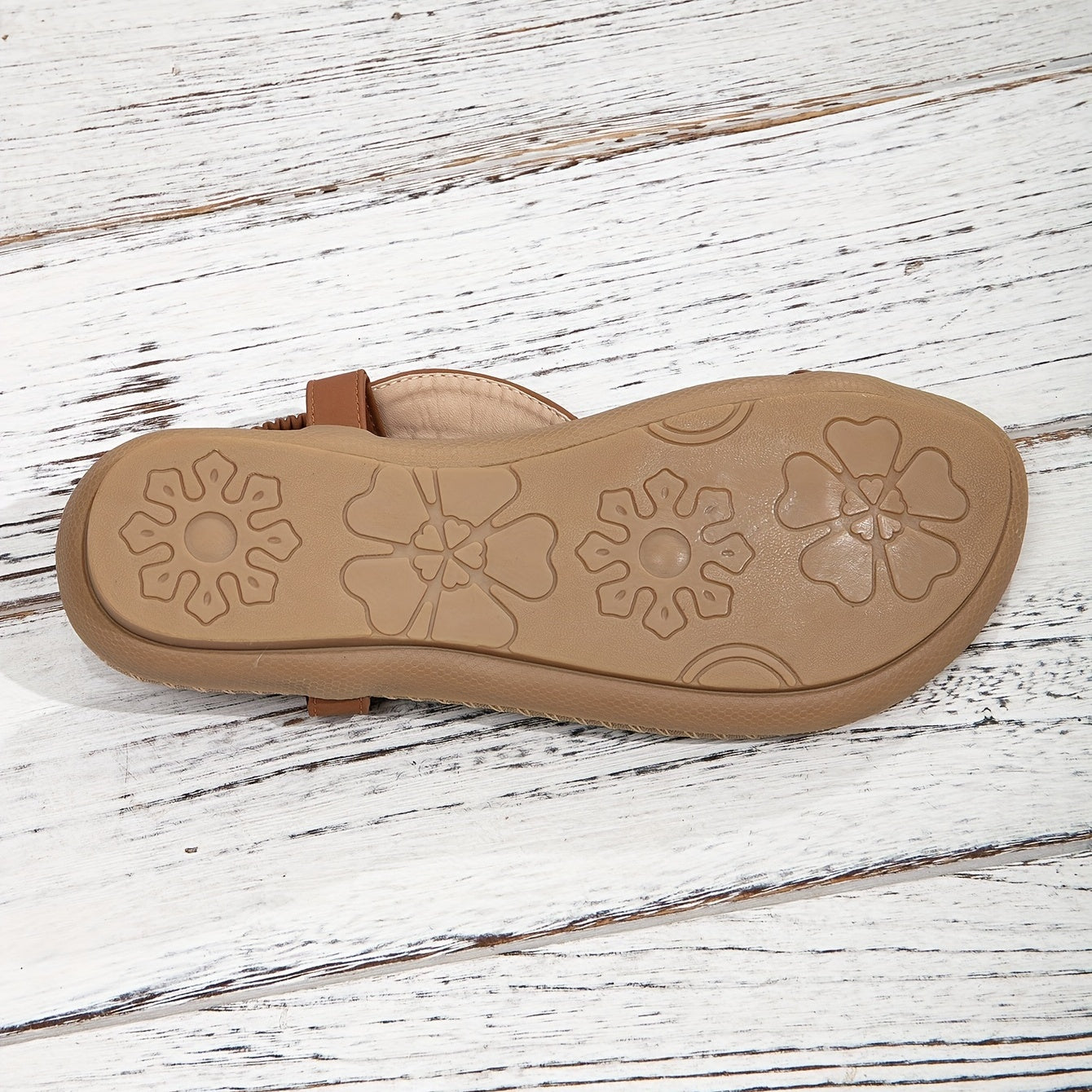 Platta sandaler i strandstil för kvinnor - Lätta slip-on-skor för semesterfirare