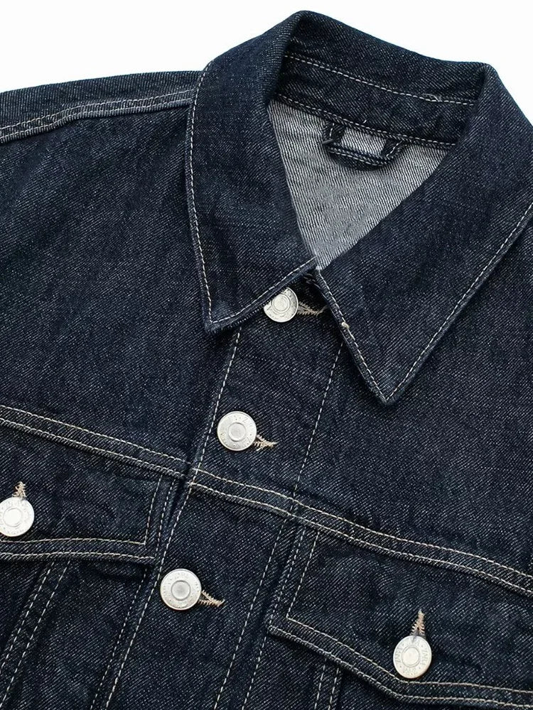 Jessamine | Raw Indigo Denimjacka - Fritidskläder