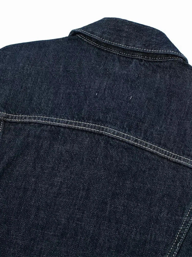 Jessamine | Raw Indigo Denimjacka - Fritidskläder